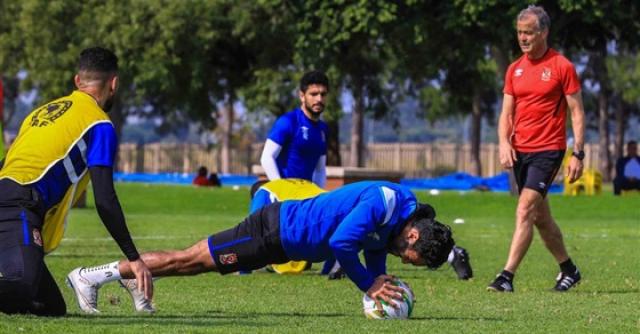 مران بدني قوي للأهلي في جنوب إفريقيا